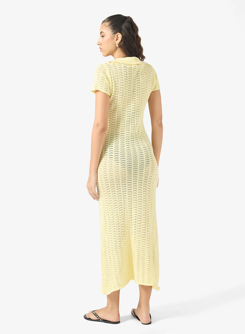 Ginger Crochet Maxi Beach Dress