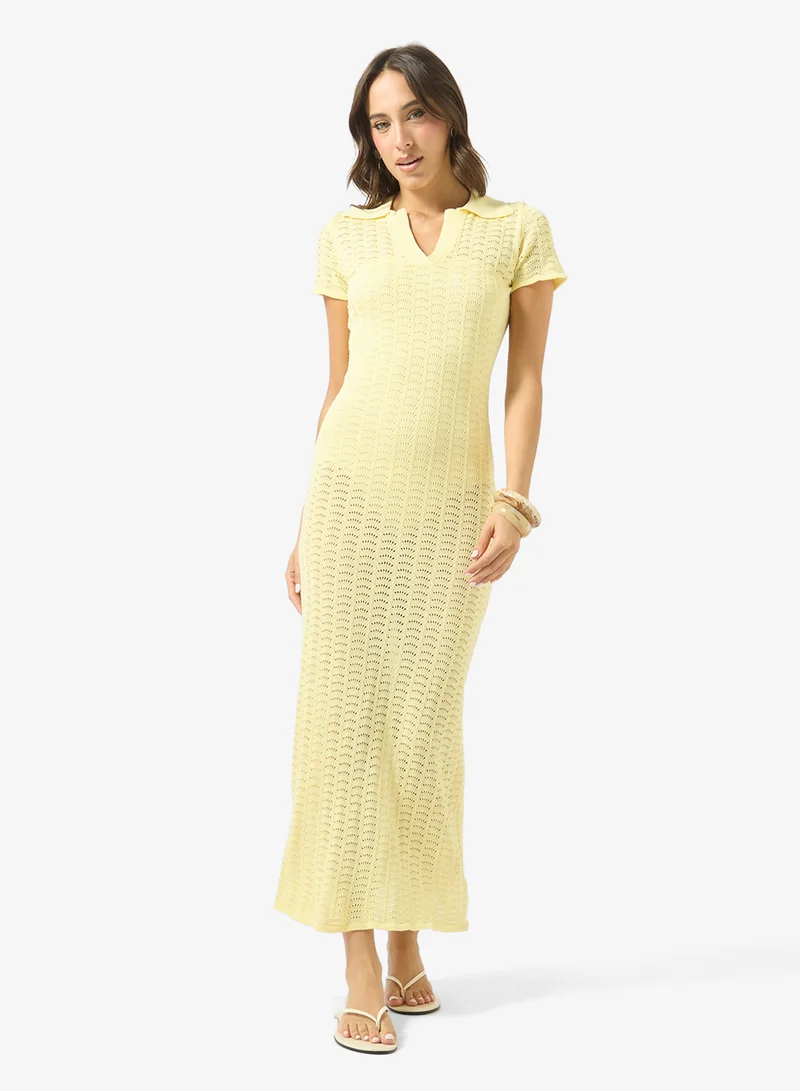 Ginger Crochet Maxi Beach Dress