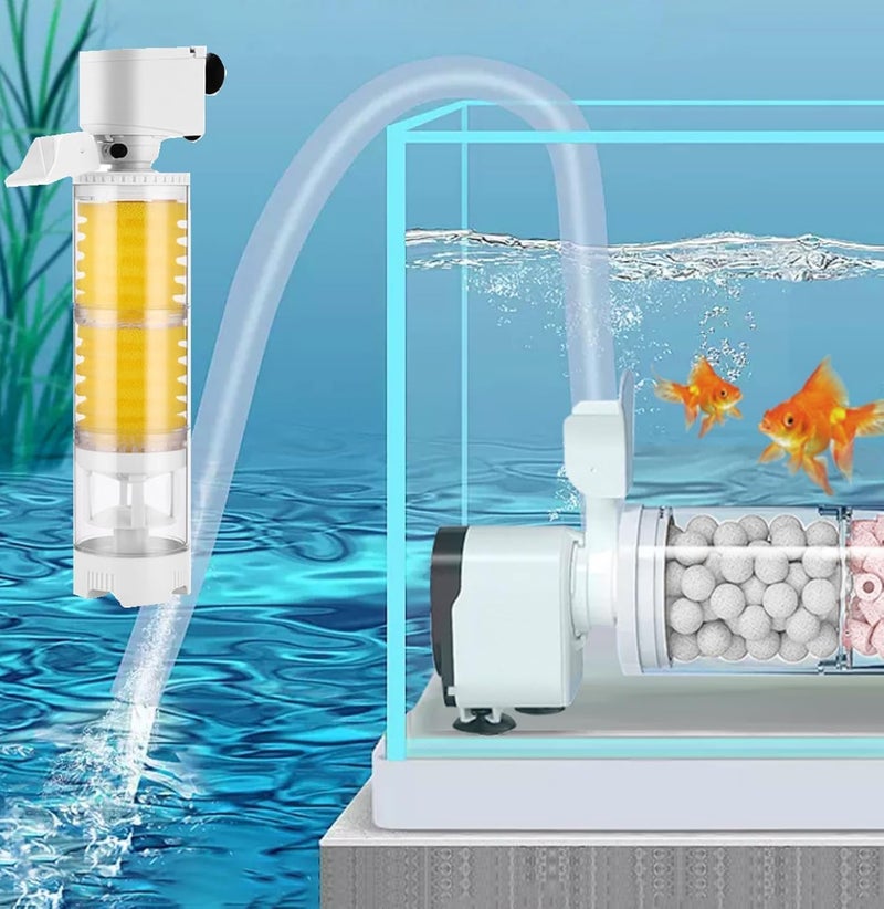 Meridian SHARK ZT‑1000 Internal Aquarium Filter with Built‑in 21 W Water Pump – 1000 L/h Flow, Works in Fresh and Salt Water - CT - Image 2