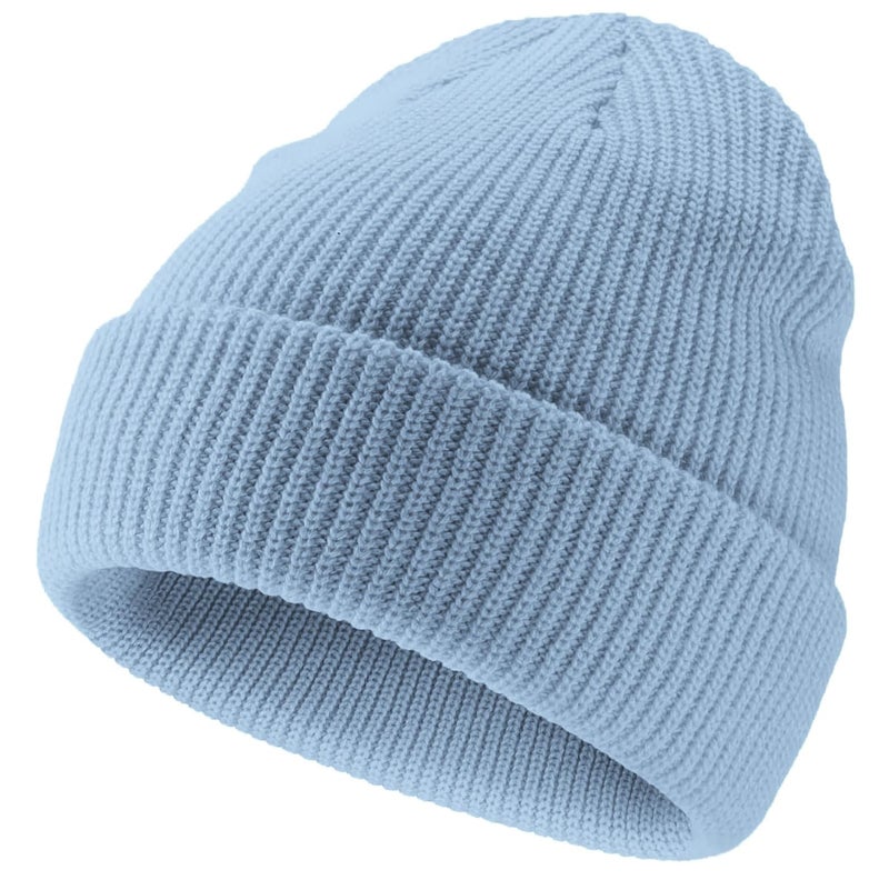 NORTHWIND Winter Cap for Men, Winter Cap for Women, Beanie Cap for Man, Woolen Cap for Men, Woolen Cap for Women, Beanie Cap for Woman, Winter wear (Sky Blue) - Image 1