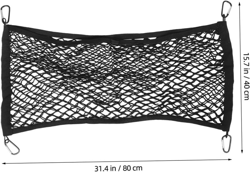 1set Cargo Net for SUV and Truck Bed Heavy Duty Stretchable Trunk Storage Mesh Hooks Versatile Elastic Organizer for Efficient Cargo Management - Image 2