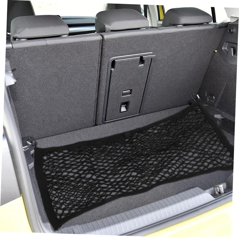 1set Cargo Net for SUV and Truck Bed Heavy Duty Stretchable Trunk Storage Mesh Hooks Versatile Elastic Organizer for Efficient Cargo Management - Image 5