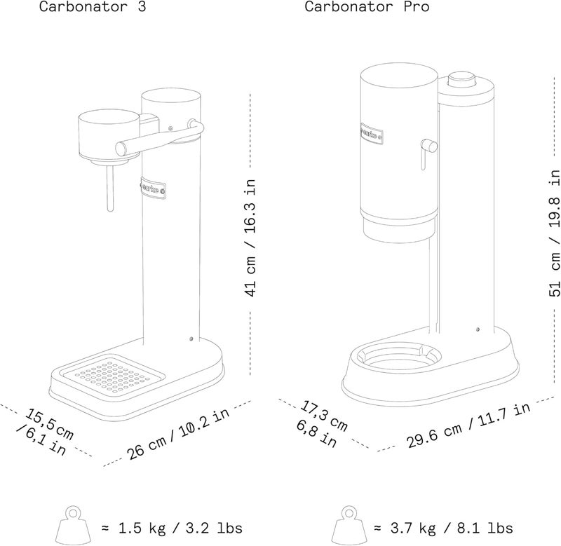 آرك Aarke Carbonator 3، صانع المياه الفوارة مع زجاجة ماء، إصدار خاص بلون الرمل - Image 3
