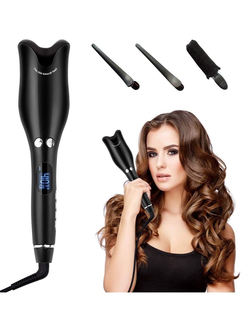 Automatic Hair Curler Roller Air Spin N Curl 1 Inch Ceramic Rotating Magic Hair Curling Iron for All Hair Types LCD Digital Display - Image 4