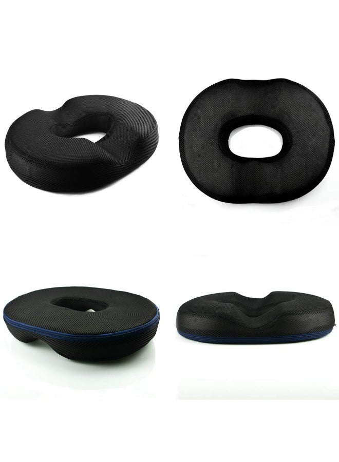 Hemorrhoid Memory Sponge Donut Pillow is ergonomically designed for comfortable sitting, relieving coccyx pain and pressure, relieving bedsores, postpartum pregnancy, buttocks, and buttocks - Image 2