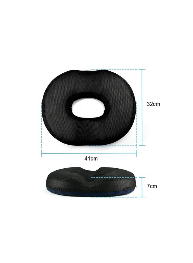 Hemorrhoid Memory Sponge Donut Pillow is ergonomically designed for comfortable sitting, relieving coccyx pain and pressure, relieving bedsores, postpartum pregnancy, buttocks, and buttocks - Image 4