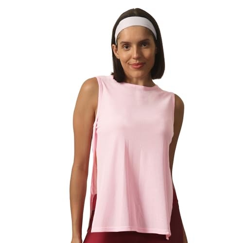 SOIE Women's Boat Neck Coverup Tee with Side Slit - Image 1