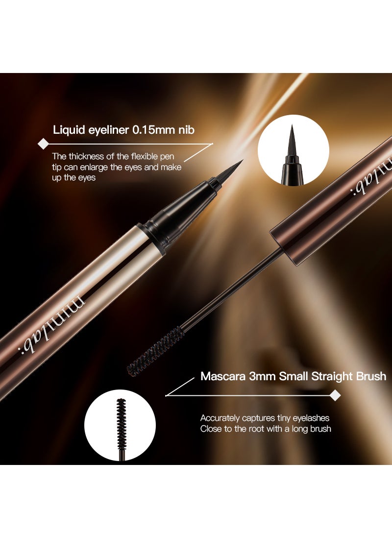 MINILAB Big Eyes Stereoscopic Double-ended Eye Pencil (Eyeliner 0.3ml + Mascara 2.3g)  - Image 3