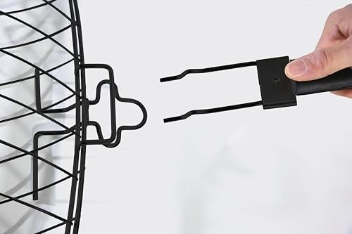 GrillPro سلة سمك قابلة للفصل مع مقبض من GrillPro 21015، كروم - Image 4