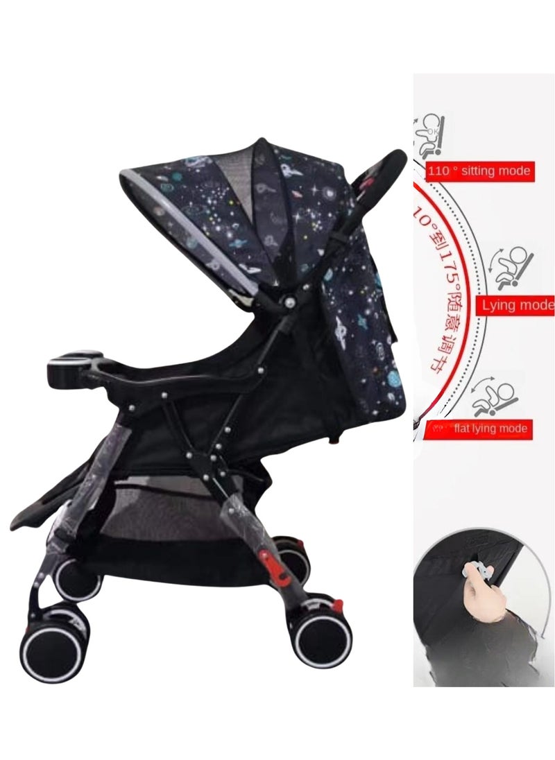 Lightweight Stroller with Compact Folding and Multi Position  Portable Handle Stroller Adaptable Stroller and Swivel Wheels - pzsku/Z2540EB2CD7F3AC846C7BZ/45/_/1705218055/28aad913-c66c-47fa-806b-c75dfc677da3