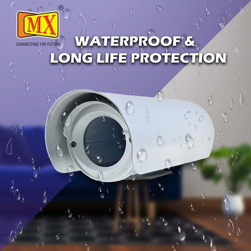 MX Outdoor WiFi CCTV Bullet Camera Housing for Dust Cover Protection IP66 Weather Resistant, Ethernet Port, Made in India - Image 4