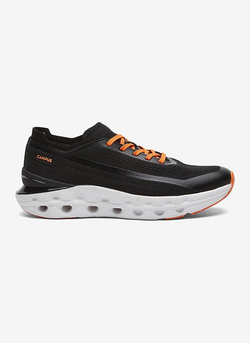 CAMPUS Men Coil Pro Bubble Yoga Max Lace-Up Running Shoes-Black - Image 1