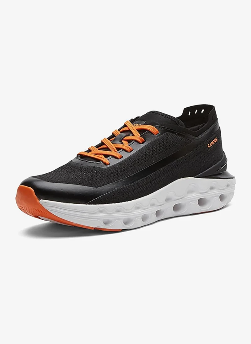 CAMPUS Men Coil Pro Bubble Yoga Max Lace-Up Running Shoes-Black