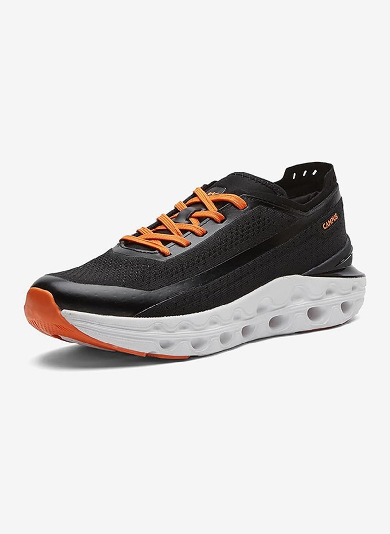 CAMPUS Men Coil Pro Bubble Yoga Max Lace-Up Running Shoes-Black - Image 2