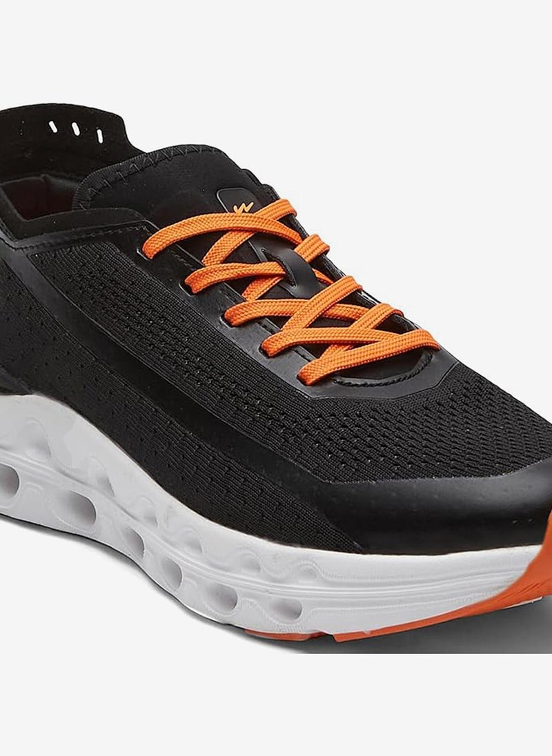 CAMPUS Men Coil Pro Bubble Yoga Max Lace-Up Running Shoes-Black - Image 3