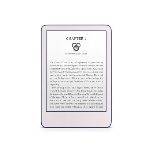 Tacky Design Solid Color Skin for Kindle Paperwhite Skin Wrap 2024 Decal Classic Color Vinyl, Premium 3M Decal Sticker for Full Surface Coverage (Light Pink, Paperwhite (12th Gen, 2024)) - Image 5