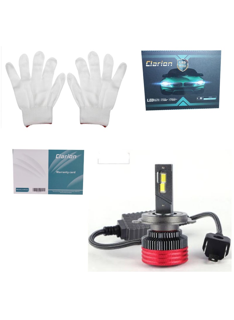 طقم ليد للسيارة كلاريون h4 - Image 5