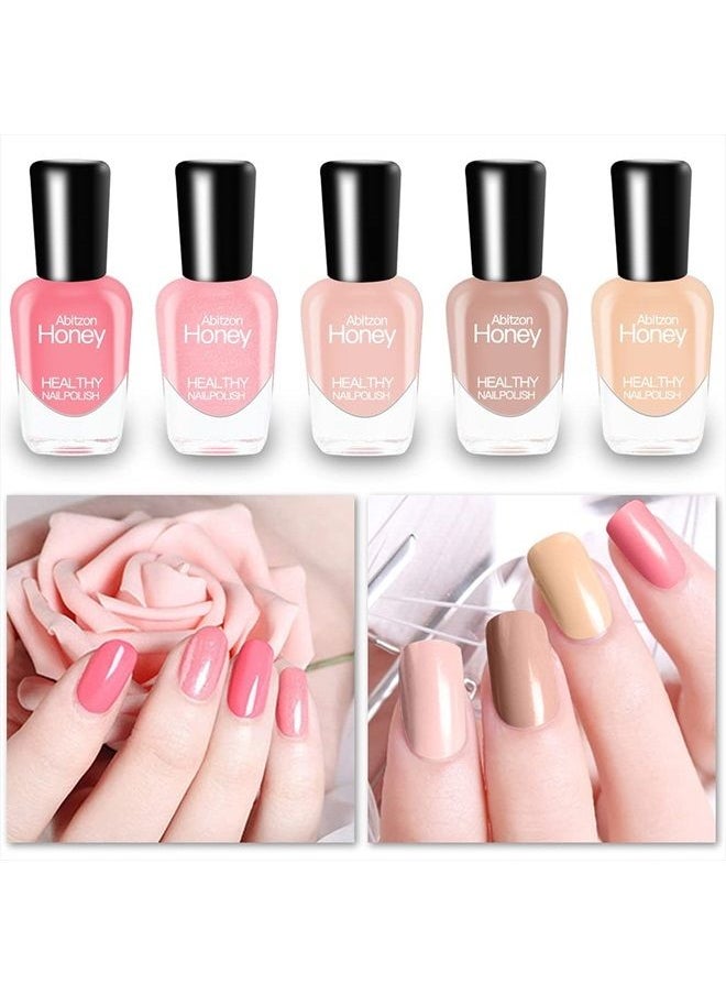 Abitzon - New Nail Polish Set (10 Bottles) - Non-Toxic Eco-Friendly Easy Peel Off & Quick Dry Water Based Nail Polish - Image 1