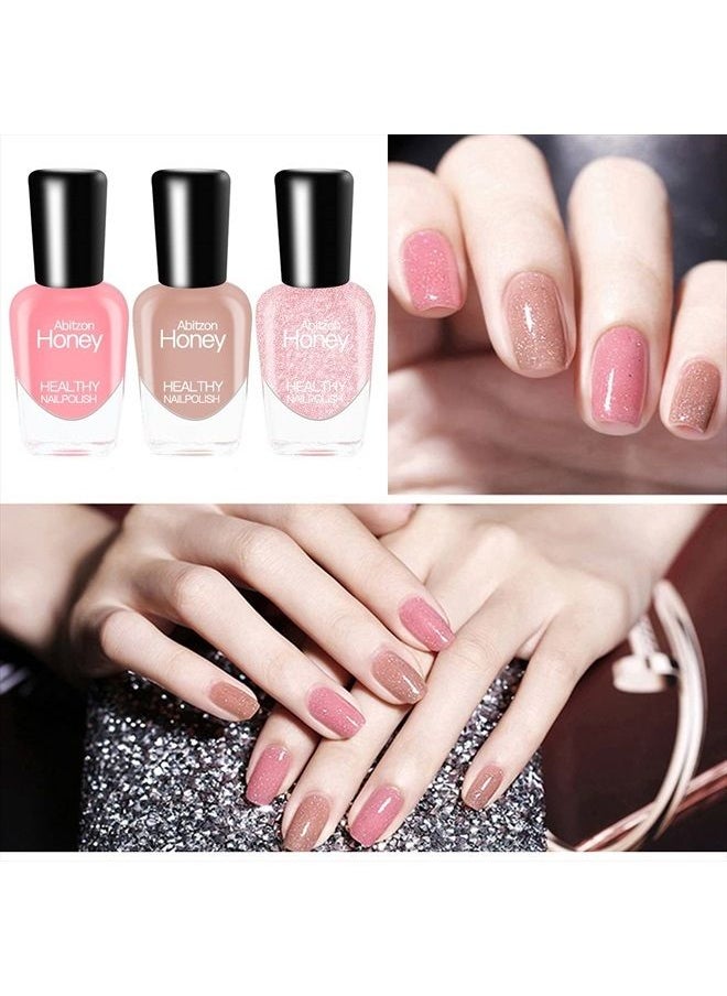 Abitzon - New Nail Polish Set (10 Bottles) - Non-Toxic Eco-Friendly Easy Peel Off & Quick Dry Water Based Nail Polish - Image 1