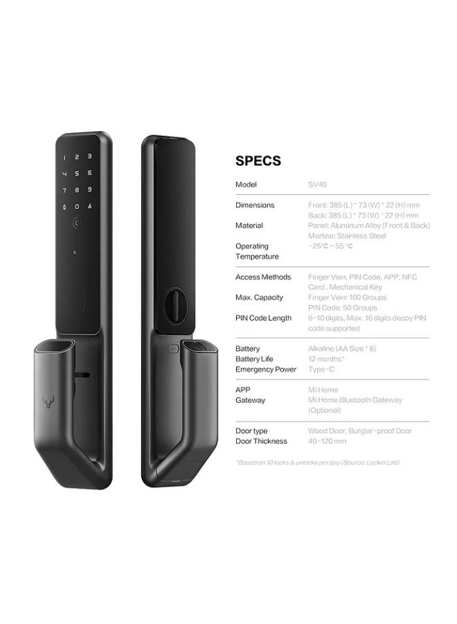 Lockin SV40 Smart Digital Lock | 2 Year Warranty - Image 4