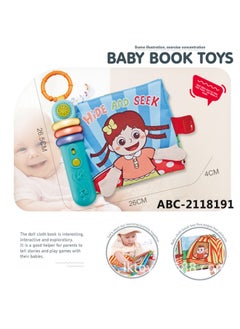 Generic Explosions Cloth Book Gift Box Early Education Music Light Baby Toys Tear Can't Bite Educational Baby Newborn Gift-Color:ABC-2118189  - Image 3