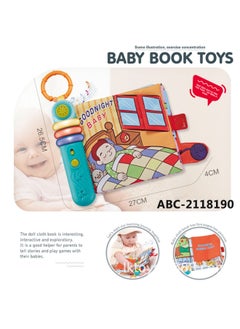 Generic Explosions Cloth Book Gift Box Early Education Music Light Baby Toys Tear Can't Bite Educational Baby Newborn Gift-Color:ABC-2118189  - Image 4