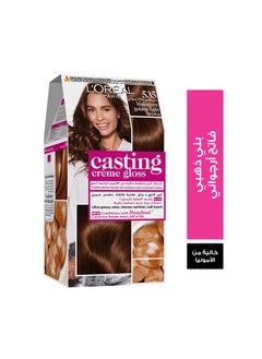 L'OREAL PARIS Casting Crème Gloss No Ammonia Hair Color For Shiny Hair 535 Mahagony Golden Light Brown  - Image 3