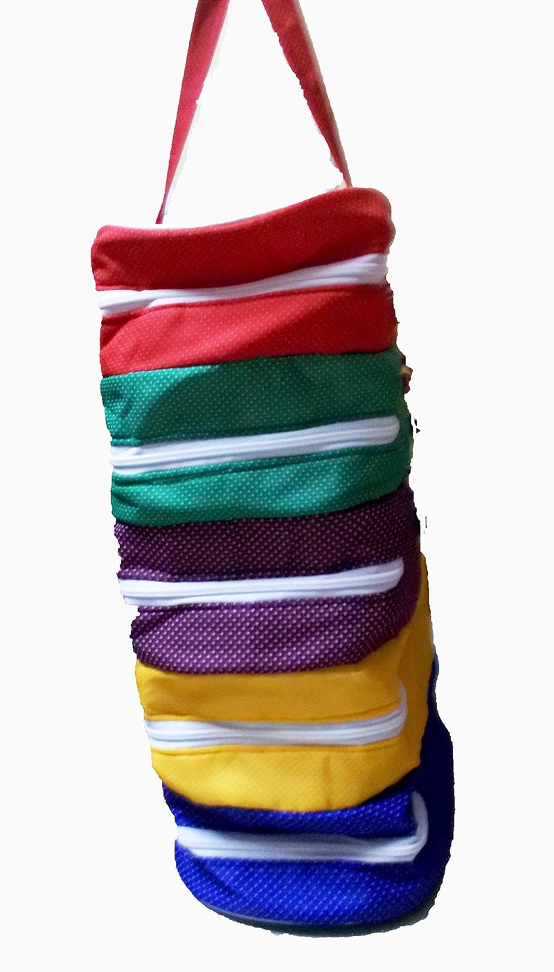 Glitter Collection 5 Cabinet Cotton Shoe Cover (Multicolour, King) - Image 1