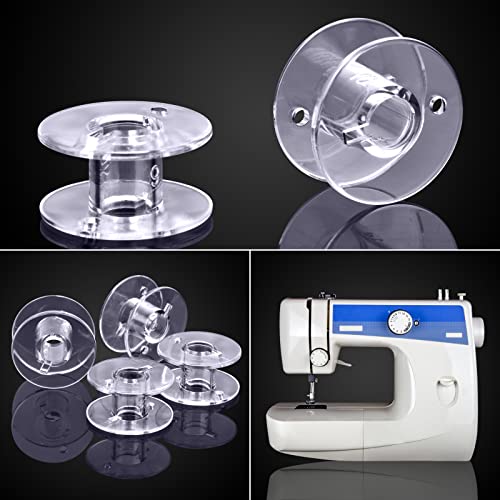 Eoehro 50 pcs Bobbins for Sewing Machine- Eoehro, Sa156 Bobbin, 15j bobbins, Bobbins Class 15, Sewing Machine Bobbins,Sewing Accessories, Plastic Bobbins(50 pcs) - Image 5