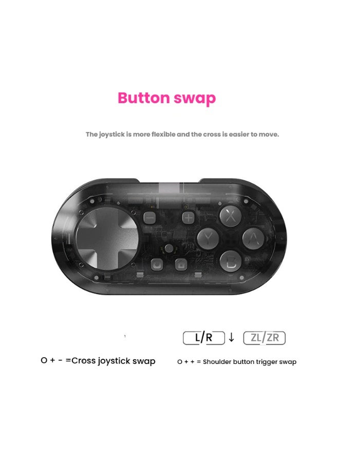 General Switch mini handle, small handle, Bluetooth vibration burst to wake up NS accessories, long battery life, portable game handle  - Image 3