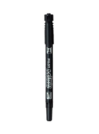 1-Piece Twin Tip Permanent Marker Black Ink - view 3