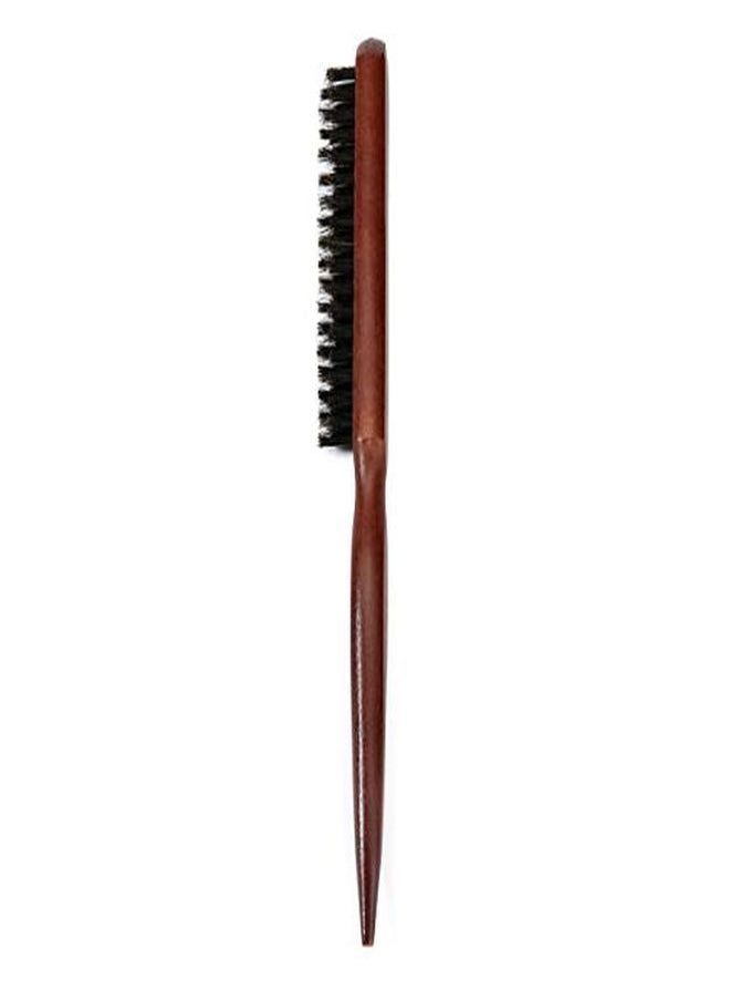 GranNaturals - Teasing Boar Bristle Hair Brush For Women Teasing Comb With Rat Tail Pick For Hair Sectioning Used For Edge Control Backcombing Smoothing And Styling Fine Hair To Create Volume - Image 1