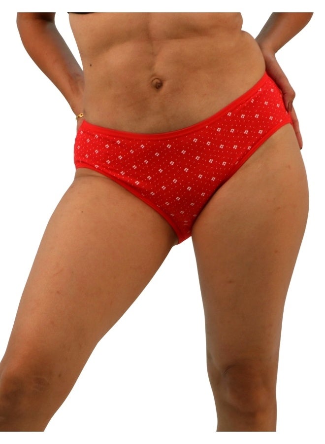 JOANNA JOANNA D101 Women's Floral Design Mid Rise 6-Pack Panties, Multicolor  - Image 2