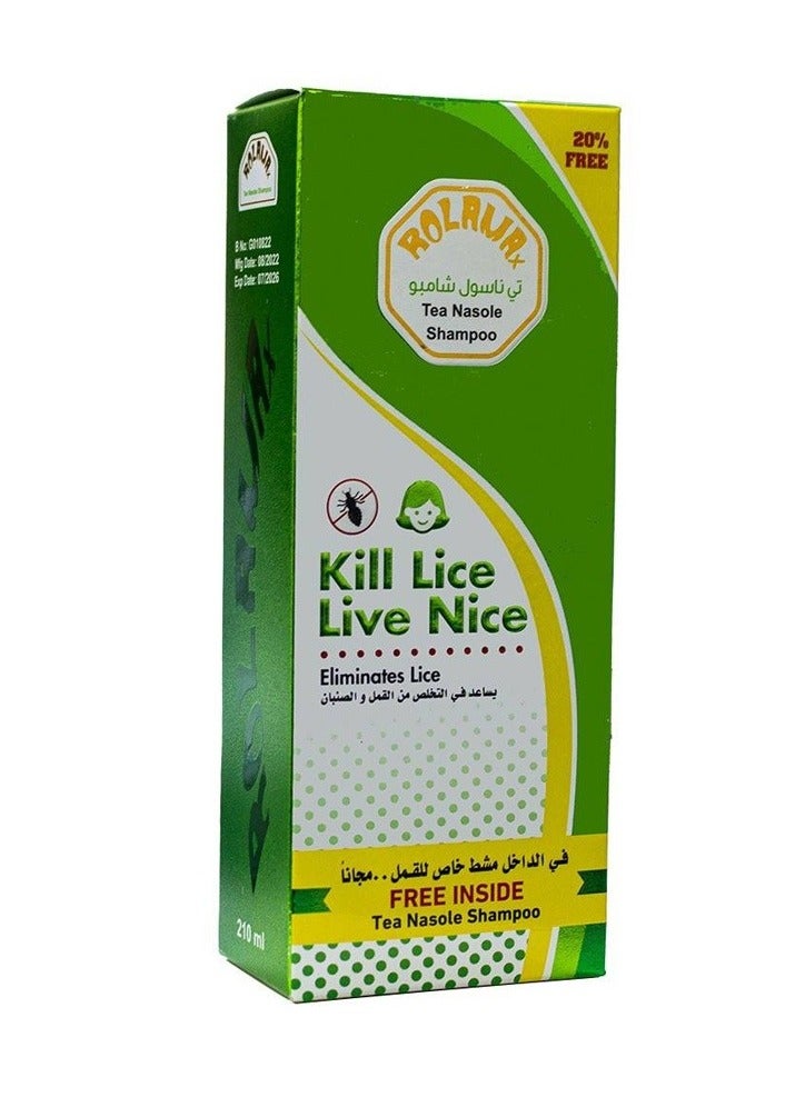tea NASOLE Rolamax Shampoo  Eliminates  Lice 210  ml - Image 1