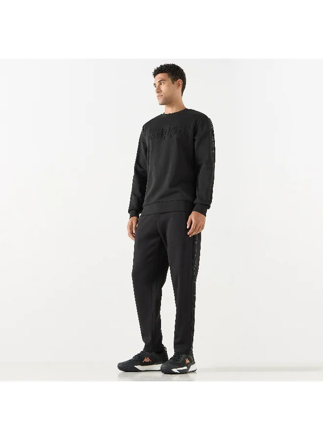 Kappa Kappa Embossed Sweatshirt with Long Sleeves