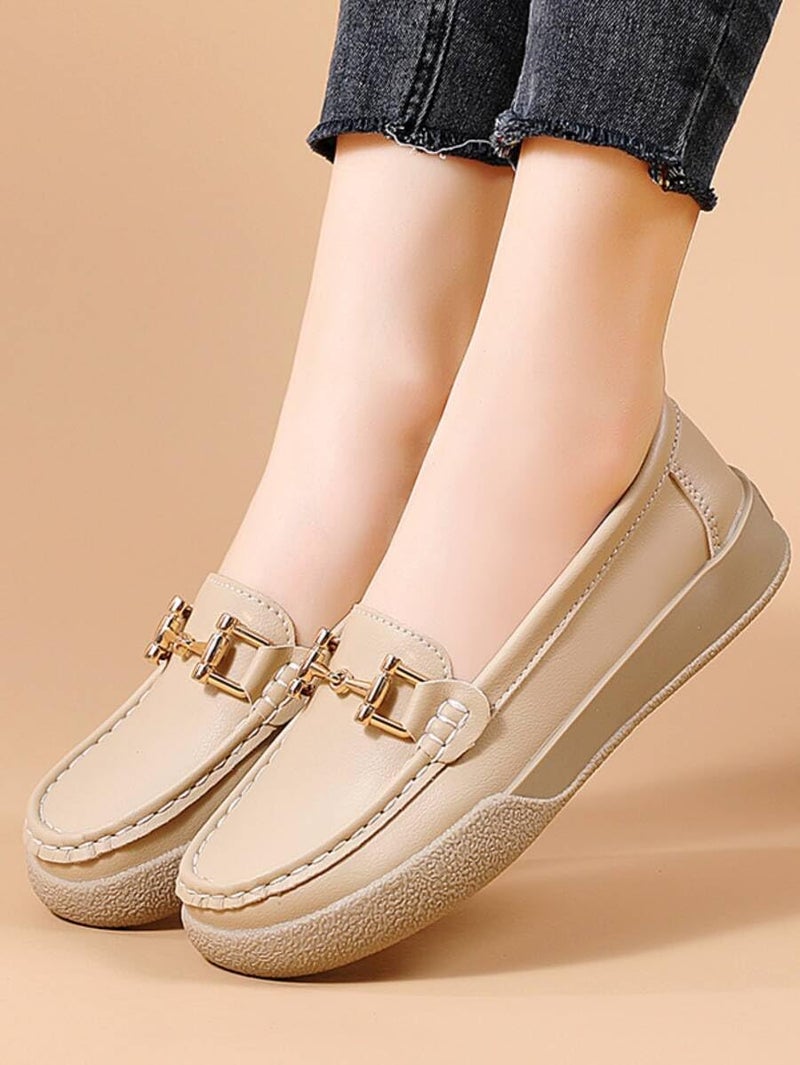 Shoetopia صنادل شوتوبيا النسائية المسطحة - تصميم أنيق مع حزام خلفي قابل للانزلاق || تصميم قوس، أحذية مريحة غير رسمية وحفلات - Image 3