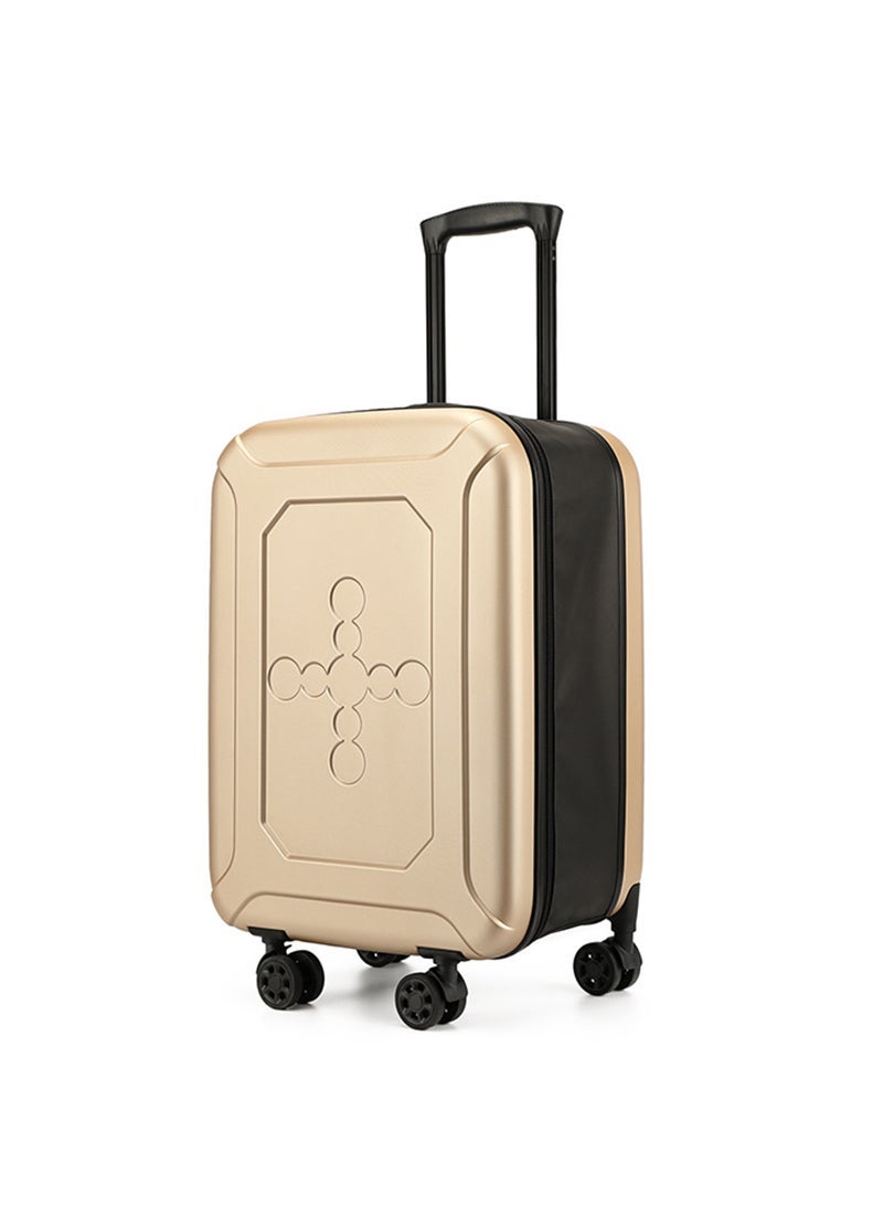 ETG 24-Inch Foldable and Expandable Suitcase, 360° Universal Wheel Trolley Case, Flight Case, with Security Anti-Theft Password Lock  40*25*65CM - Image 1