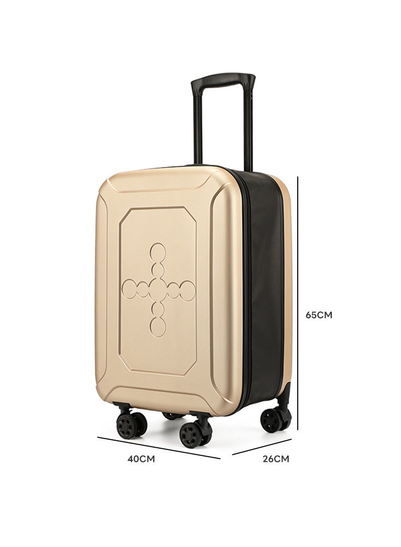 ETG 24-Inch Foldable and Expandable Suitcase, 360° Universal Wheel Trolley Case, Flight Case, with Security Anti-Theft Password Lock  40*25*65CM - Image 5