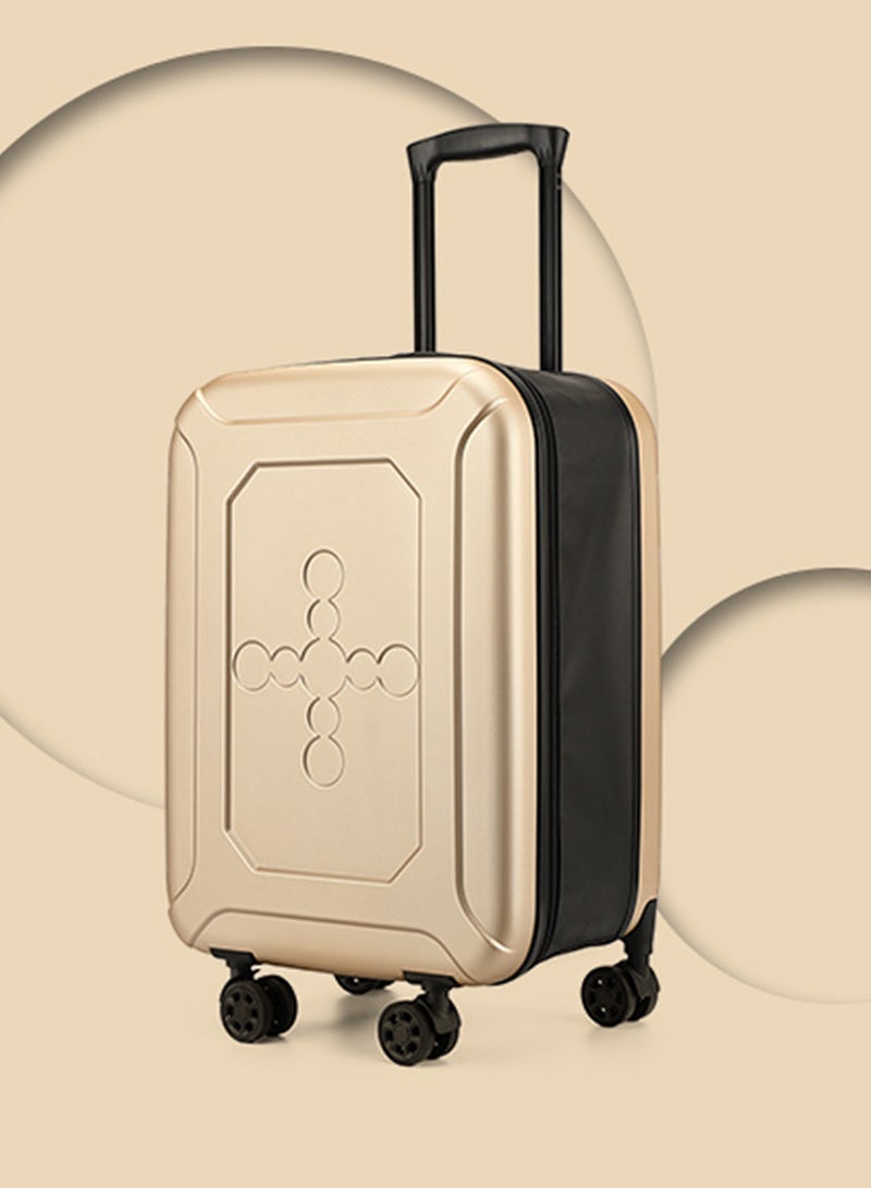 ETG 24-Inch Foldable and Expandable Suitcase, 360° Universal Wheel Trolley Case, Flight Case, with Security Anti-Theft Password Lock  40*25*65CM - Image 2