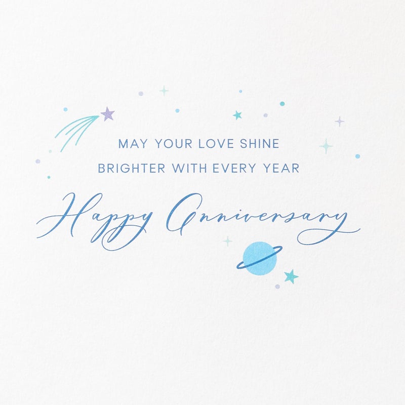 Papyrus Anniversary Card for Couple (Love Shine Brighter) - Image 3