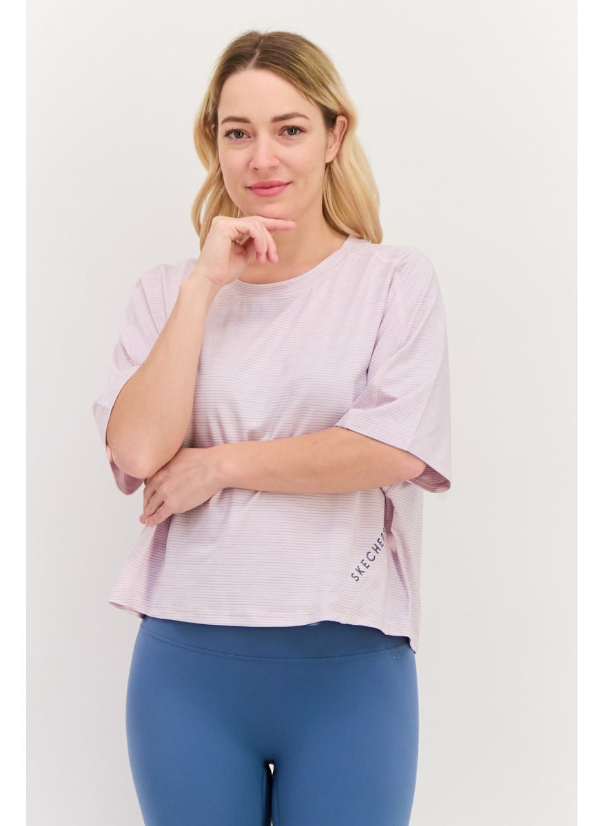 Women Sportswear Fit Short Sleeve Training Top, Lilac - pzsku/Z25420658AAFA592C9BEEZ/45/_/1737642182/bbe48ce6-93ad-48ed-b50a-7dc895686b4c