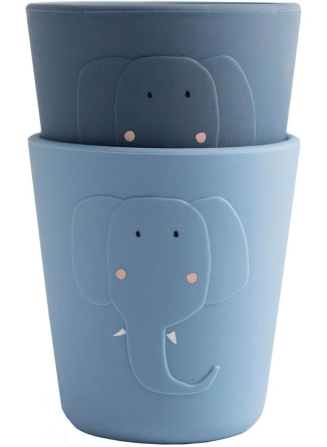 Trixie Silicone cup 2-pack - Mrs. Elephant - Image 1