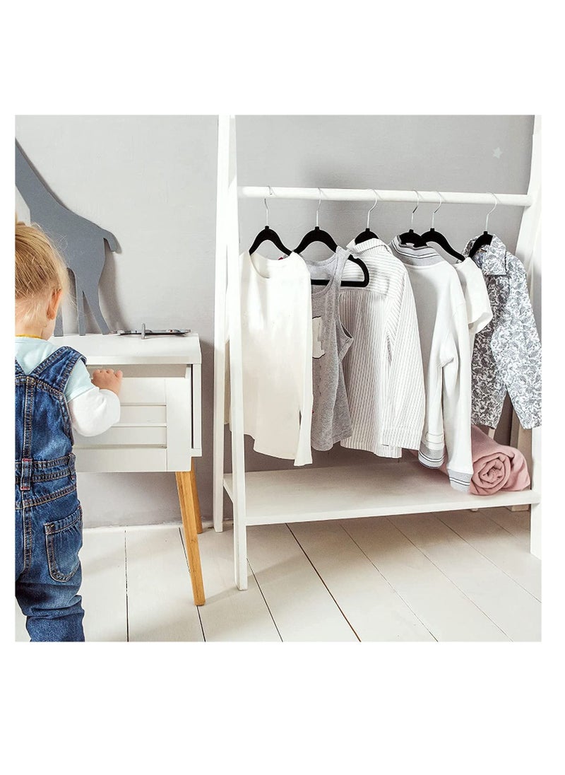 30-Pack Black Velvet Kids Hangers - (35cm / 14 Inch) Premium Childrens Hangers for Closet, Ultra-Thin Cute Hangers Kids Clothes Hanger, Small Hangers for Kids Clothes - pzsku/Z25421C91EC22425DA1B6Z/45/_/1663323246/9ce79bd2-945b-49c4-8f75-2aa99ce9ca9e