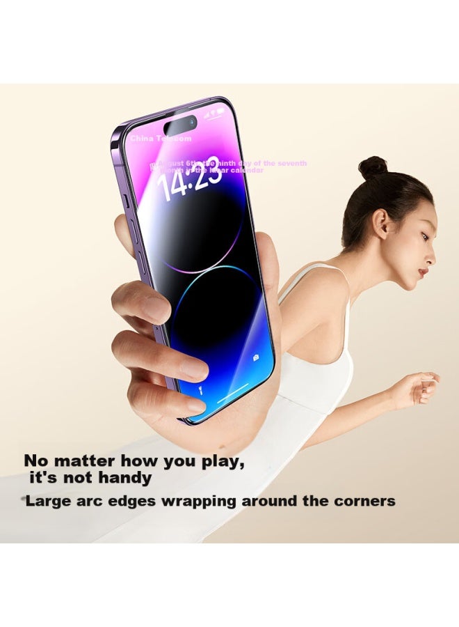 Smartdevil Tempered Glass Screen Protector For Iphone 14 Pro Max, High Definition Anti-explosion Anti-fingerprint Protective Film, Upgraded Easy Installation Dust-free, 2-pack - Image 5