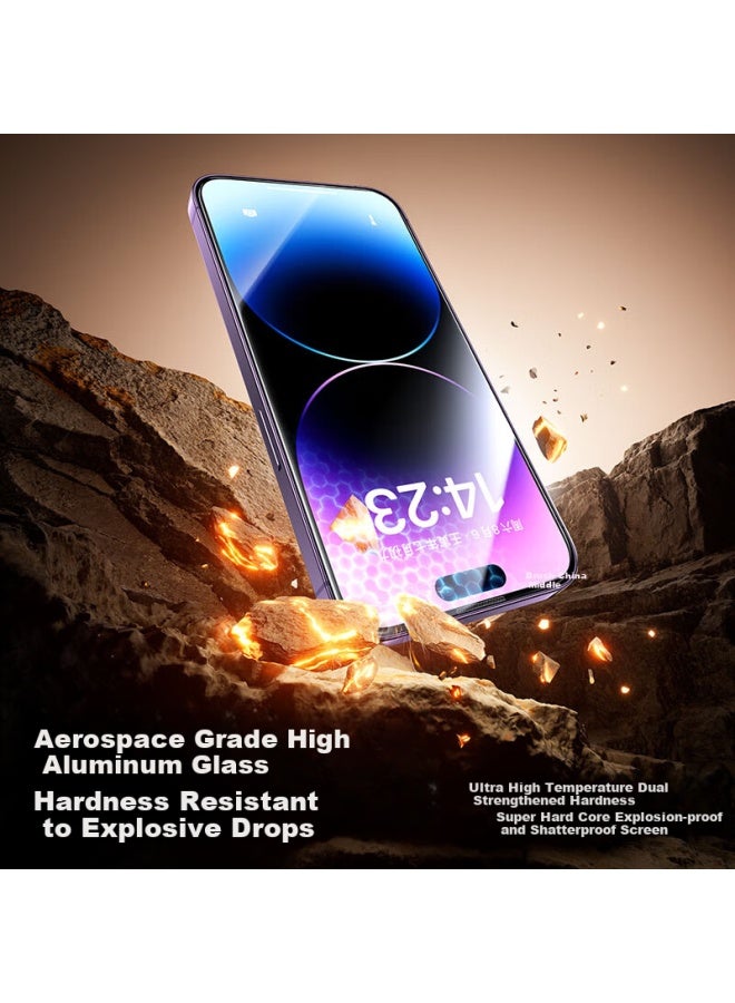Smartdevil Tempered Glass Screen Protector For Iphone 14 Pro Max, High Definition Anti-explosion Anti-fingerprint Protective Film, Upgraded Easy Installation Dust-free, 2-pack - Image 2