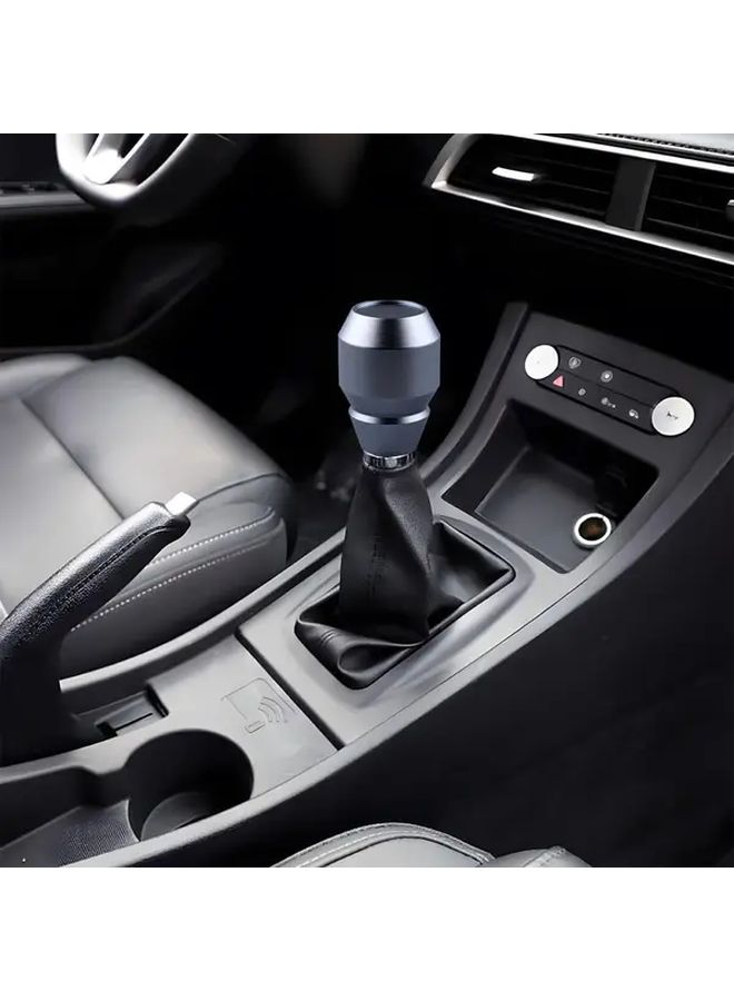 مقبض ناقل الحركة العالمي من سبائك الألومنيوم الأسود للسيارات اليدوية والآلية - Image 5