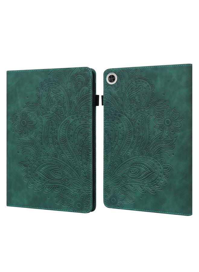 Zaboon Case For Huawei Mediapad Enjoy Tablet 2 10.1 Peacock Embossed Pattern TPU + PU Horizontal Flip Leather Case with Holder & Card Slots & Wallet & Sleep / Wake-up Function  - Image 1