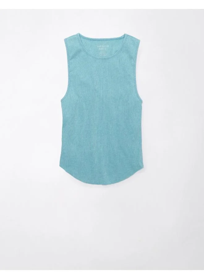 American Eagle Crew Neck Knitted Tank Top