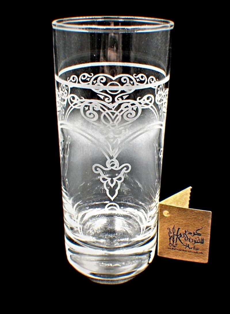 KuduArts Tumblers glass cups for water juice 6 pieces - Image 2