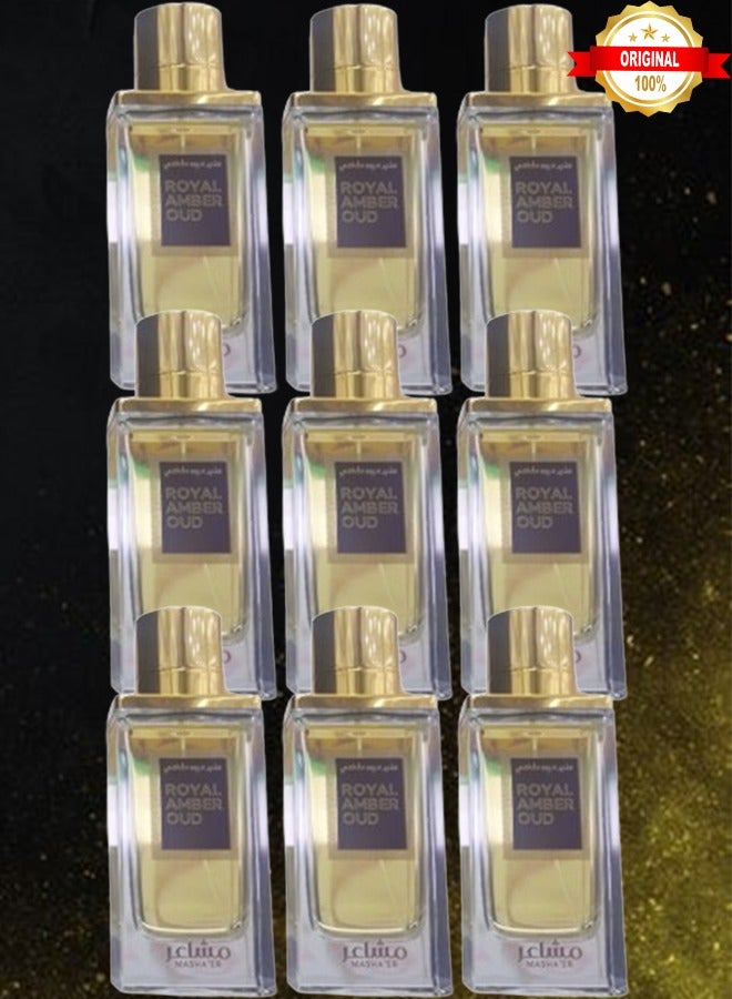 ماش 9 قطع عطر رويال عنبر عود 100 مل - Image 1